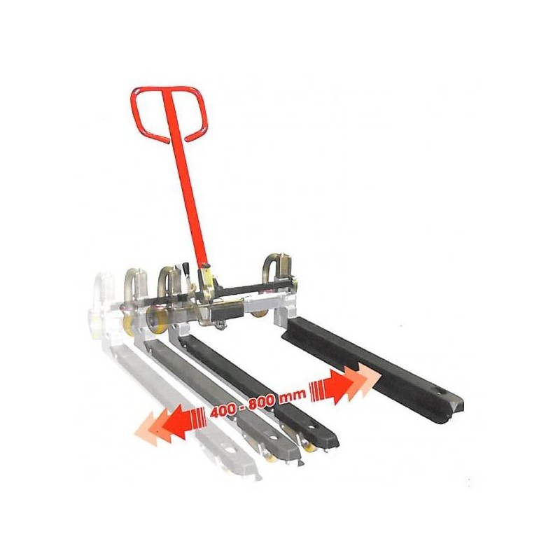 Palettenrolli verstellbar