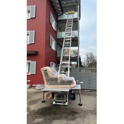 Möbellift auf Anhänger 21m